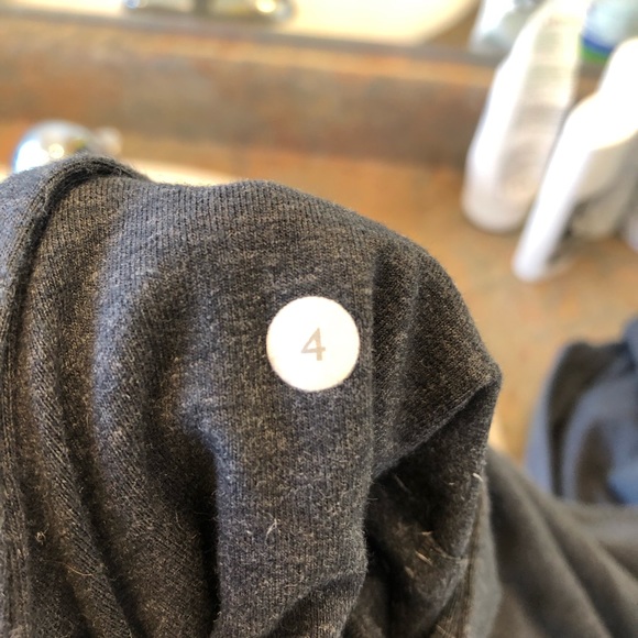 Lululemon Sway cowl-neck jacket, charcoal grey, size 4 - Picture 10 of 11